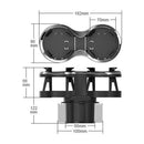 Car Cup Holder with Detachable, Water Bottle Car Cup Holder Flexible Cup Ho