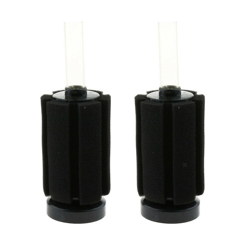 Two Pieces Aquarium Fish Tank Biochemical Sponge Plastic Water Filter 1