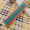 5pcs Colorful Magic Bendy Flexible Soft Pencil w/ Eraser Gift Kids Study Writing