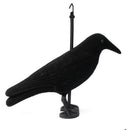 Garden Flocked Hard Plastic Black Crow Hunting Decoy Raven Halloween Prop