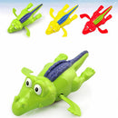2X Wind Up Clockwork Cute Crocodile Kid Baby Swimming Favor Bath Time Play To JR