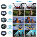 Apexel 10 In 1 Mobile Phone Lens Telephoto Fisheye Lens Wide Angle Macro Le Z5L8