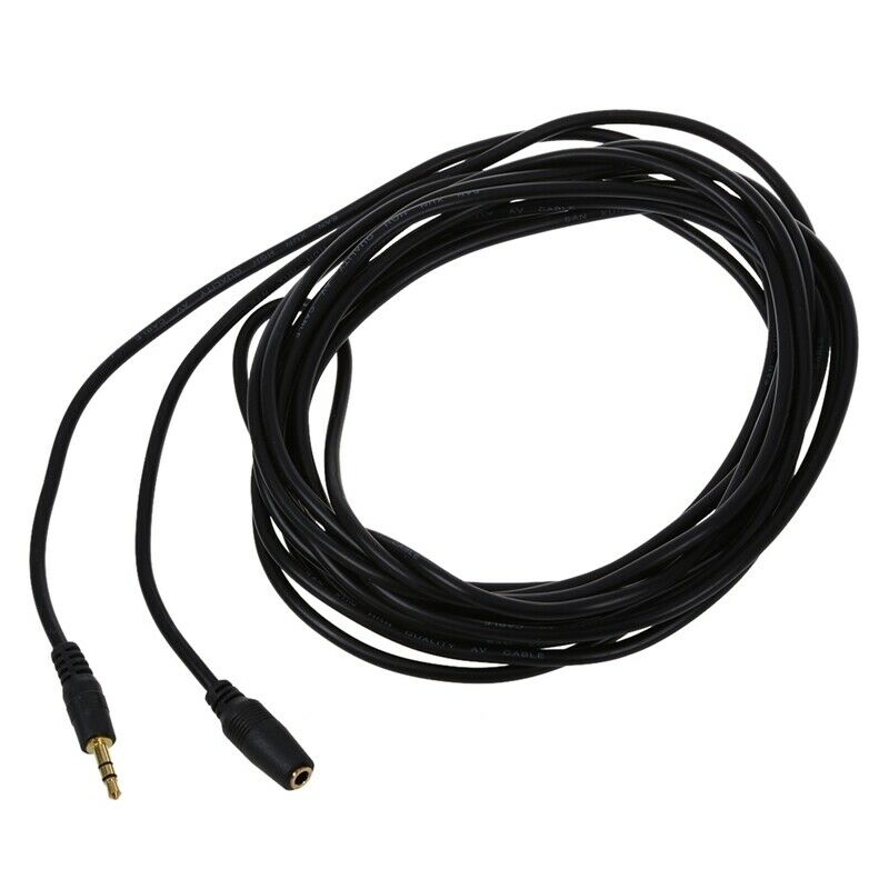 5 Meters 3.5mm Plug Male to Female Audio Extended Cable C4R6