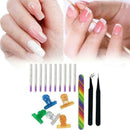 8Pcs Extension Gel Nail Builder Tips Nail Extension Set Tools Gel DIY Nails S9O8