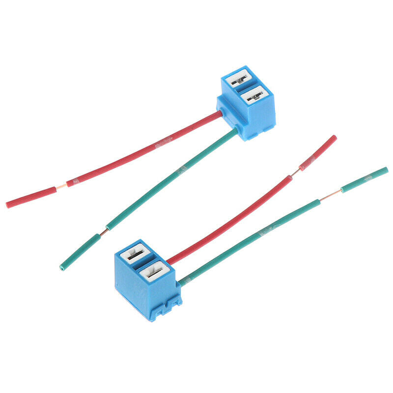 2Pcs H7 Headlight Bulb Socket Cceramic Lamp Base Car Connector Plug Soc zq