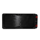 240mm 18 Tubes G4/1 Aluminum PC Motorcycle Water Cooling Radiator Heat Sink
