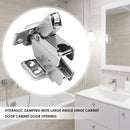Mute Large Angle Hydraulic Damping Hinge Cabinet Door Hinges (Big Bend) A