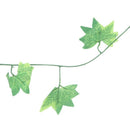 5 Pcs Green Plastic Simulated Vine Plant Leaf Wall Hanging Ornament 2M
