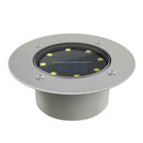 8LED Solar Underground Light Waterproof Garden Buried Lamp (White Light) A