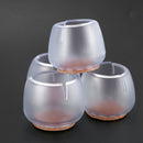 Rubber Anti-slip Table Chair Leg Tips Furniture Foot Cover 35mm 4Pcs Q5G3