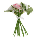 Artificial 13-Head Jasmine Silk Flowers Leaf Wedding Photography Craft Pink