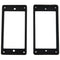 2Pcs Flat Humbucker Pickup Mounting Ring Frame ABS for Electric Guitar