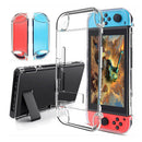 For Switch Protector Accessories Kit Bag Case Joy-Con Grips Screen Guard Cloth