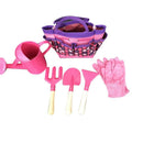 6Pc Kids Garden Tools Set Outdoor Toys For Children Sturdy Tote Metal Tools