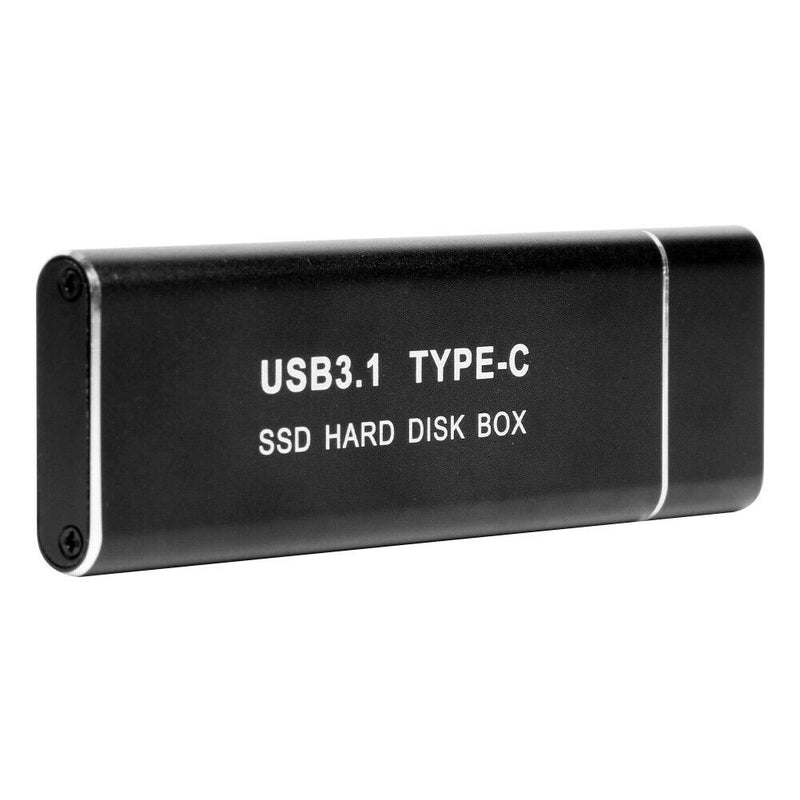 USB Type C M.2 SSD External Enclosure Mobile Case (USB-C To USB-A Cable)