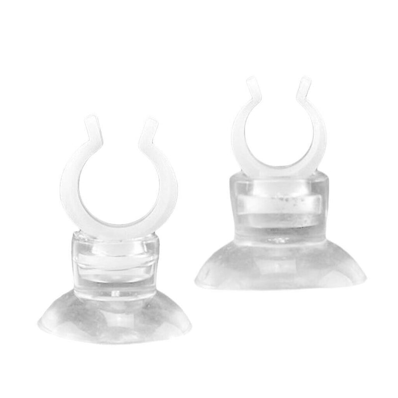 Pack of 20 Strong Self-adhesive Aquarium Suction Cup Clips Airline Tube Holders,