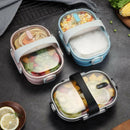 Japanese Portable Lunch Box For Kids School Stainless Steel Bento Box Kitch E3U9