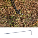 8pcs Camping Stake Nail Metal Steel Tent Hook Peg Hiking Survival Tool