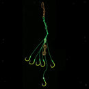Explosive Spring Fishing Circle Hook Fluorescent Barbed Fishing Hook L