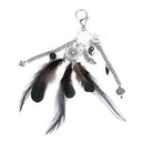 Dream Catcher Key Chain Stone Dreamcatcher Keyring Bag Charm Black Gossip D J8E4