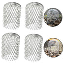 4pcs Aluminum Filter Gutter Guard Strainer 3 Inch Leaves Debris Stop Blockage