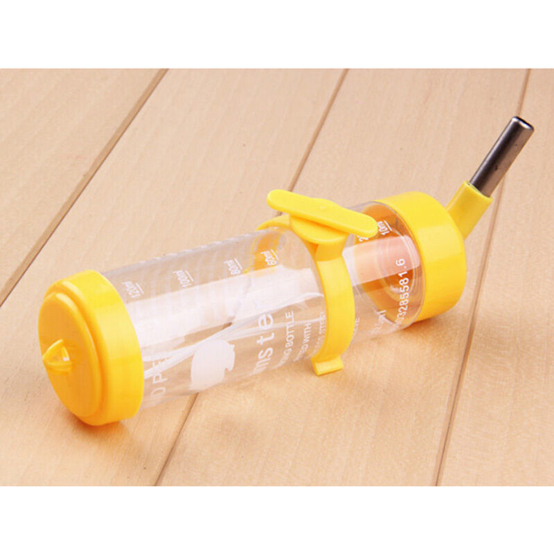 Hamsters Water Bottle Holder Dispenser Base Hut Small Animal Hideout Comb LJ