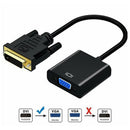 DVI D 24+1 25 Pin Male to VGA Female Adapter 1080P Video Active Cable ConveS Hn