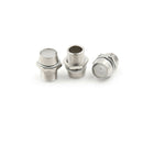 20pcs 5mm Round Chrome Metal LED Lamp Light Emitting Diode Bezel Holder Gw