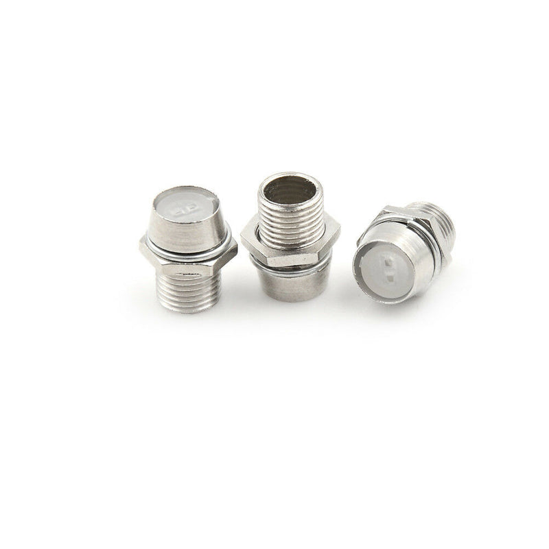 20pcs 5mm Round Chrome Metal LED Lamp Light Emitting Diode Bezel Holder Gw