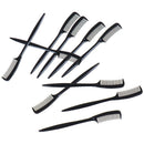 10pcs/set Black Extension Brush Eyelash Eyebrow Comb Lift Curl Eye Makeup OZ