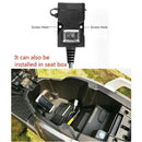 12V Waterproof Motorbike Motorcycle Dual-USB Charger Power Socket Adapter O