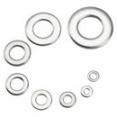 360Pcs Stainless steel Flat Washers Sealing Ring Washers Assortment Set 8 S K9X9