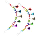 2 Pieces Plastic Rack Playground Ladder For Parrot Macaws