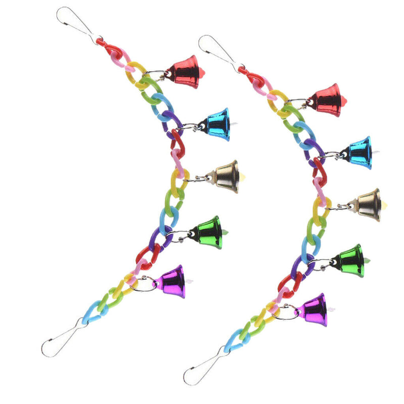 2 Pieces Plastic Rack Playground Ladder For Parrot Macaws