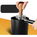 Espresso Knock Box Portable Coffee Grounds Grinds Waste Container Box Bin Black