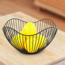 Metal Wire Fruit Container Bowls Stand for Modern Kitchen Countertop, Large