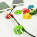 Smart Cable Drop Clips Ties Line Set Organizer Adhesive Wire Cord Holder B0 C3W7