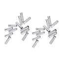 24 Pieces High-grade Aluminum Archery Arrow Inserts For 6.2mm Arrow Shafts