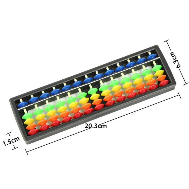 ABS Colorful Abacus Frame Beads Classic Calculator Mathematics Learning Kids T
