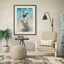 Pig Chicken Rhinestone Full Round 5D DIY Diamond Painting Kit Wall Picture