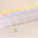 Weekly 7 Days Tablet Pill Box Holder Medicine Storage Organizer Case Container A