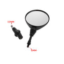 1 Pair Universal Motorcycle Rearview Side Mirror, Foldable Motorcycle Handlebar
