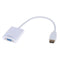 1Pcs HDMI to VGA converter adapter HD 1080P WhiteEBJC&j