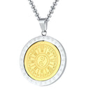 Stainless Steel Feng Shui Necklace With