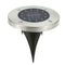 12 LED Solar Buried Light Waterproof Outdoor Lawn Ground Lamp (Warm White)