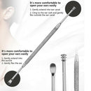 7pcs Double-ended Earpick Ear Wax Curette Remover Ear Cleaner Spoon Spiral Ea@