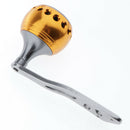 Aluminum Alloy Reel Handle for Baitcasting Drum Raft Reel Single Handle Golden