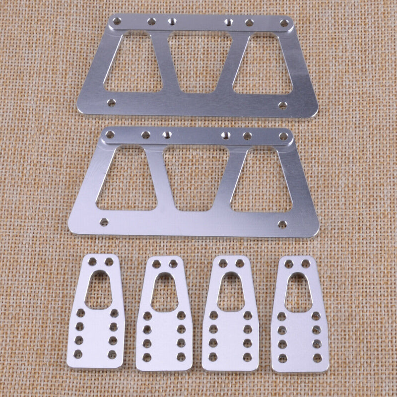 New Crawler Car Alloy Chassis Lift Plate Set Fit for 1/10 RC Axial SCX10