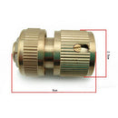 Brass Auto Water Guide Quick Fit Female Hose Aipe Connector Hoselock Clips1/2 JR