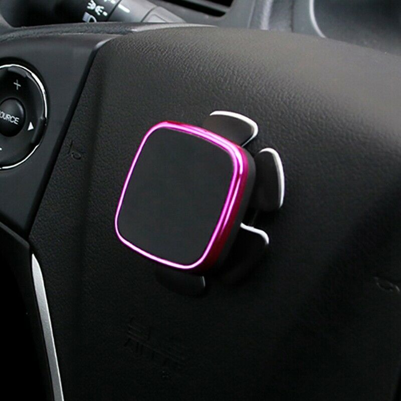 Universal 6 x 6 Cm Auto Car Steering Wheel Mobile Phone Holder Intelligent  Q6U7